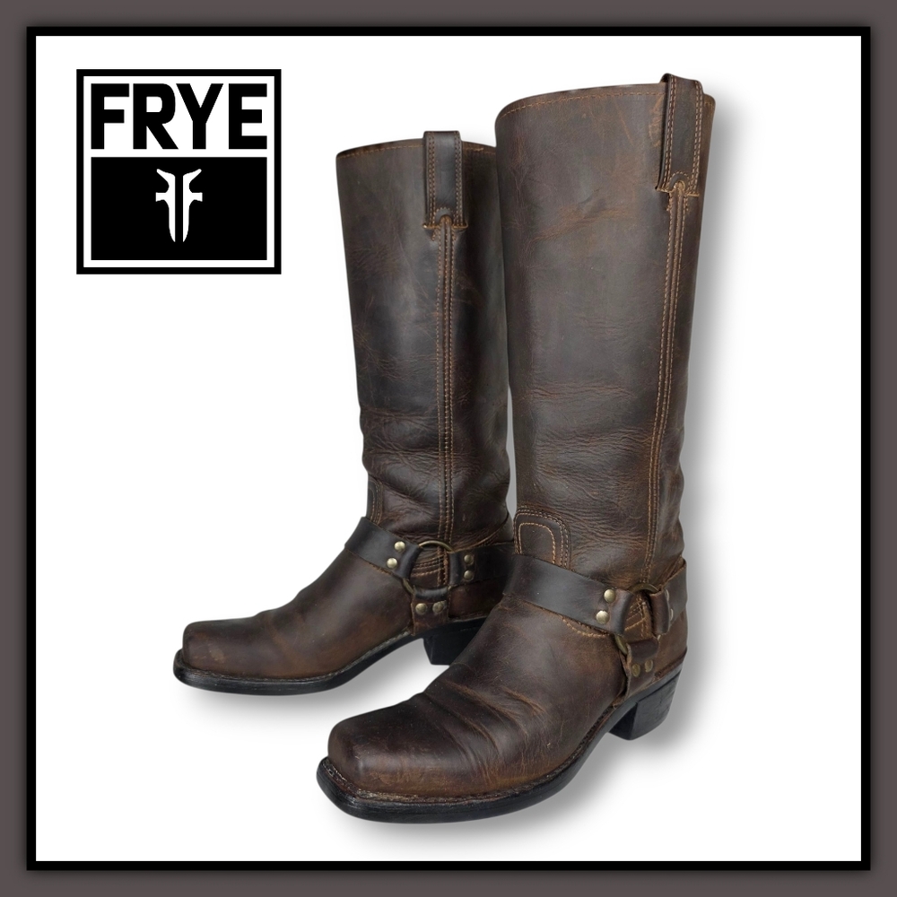 Frye Brown Leather Women's Boots